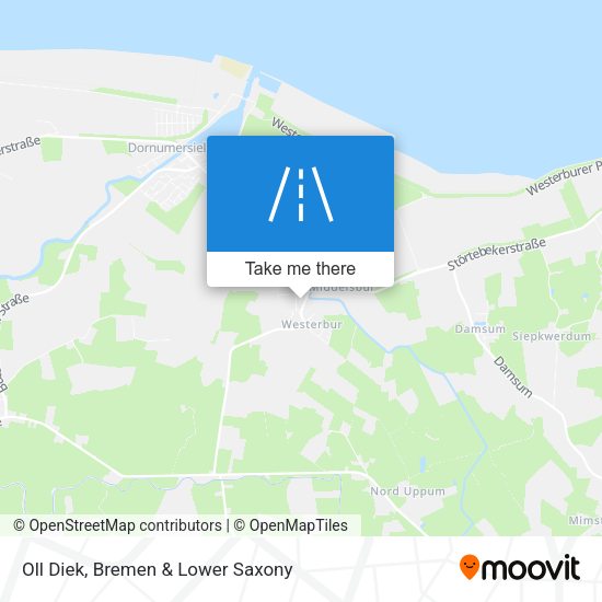 Oll Diek map