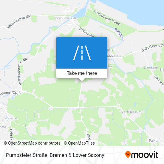 Pumpsieler Straße map