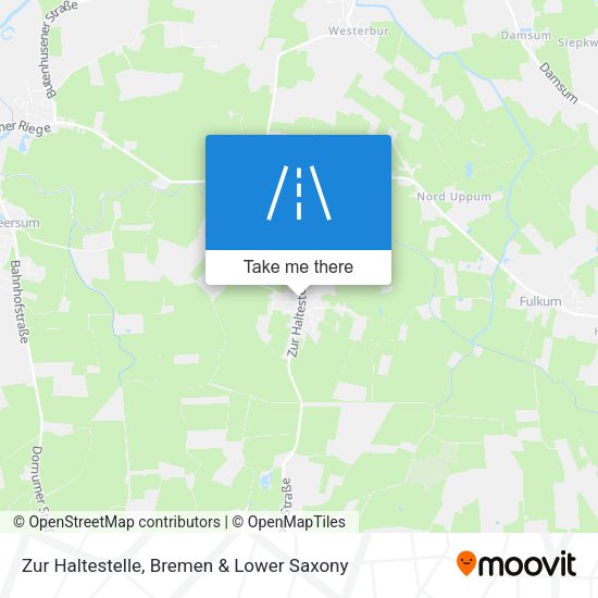 Zur Haltestelle map