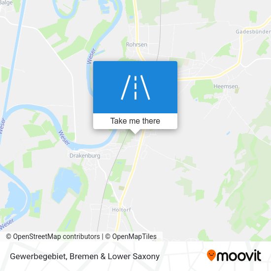 Gewerbegebiet map