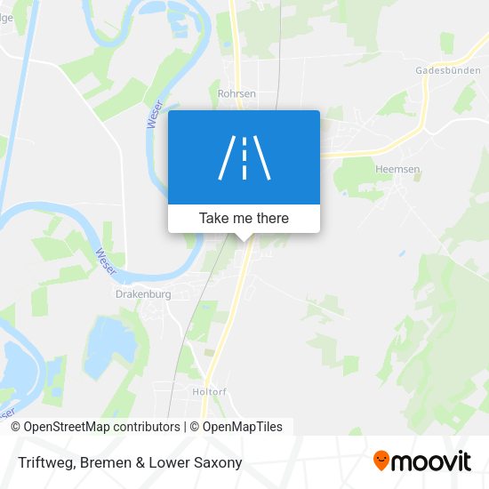 Triftweg map