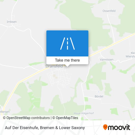 Auf Der Eisenhufe map