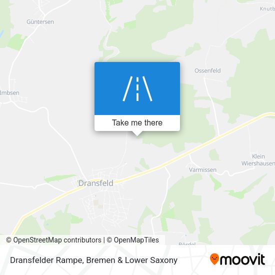 Dransfelder Rampe map
