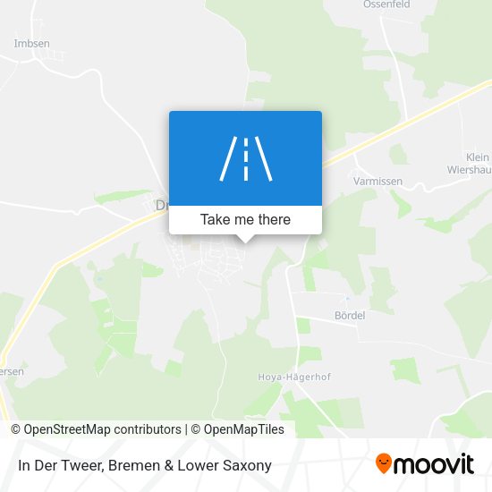 In Der Tweer map