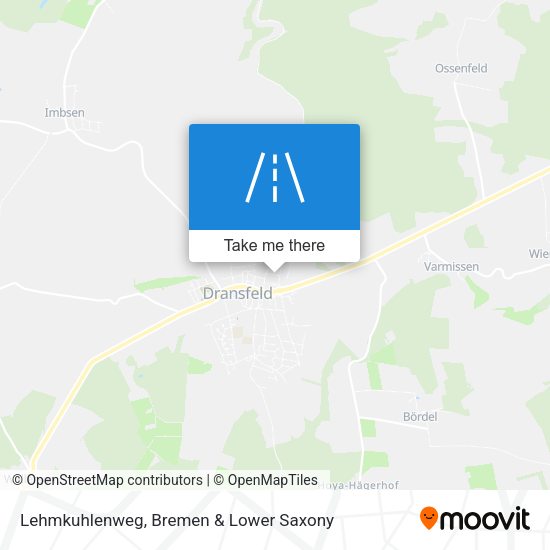 Lehmkuhlenweg map