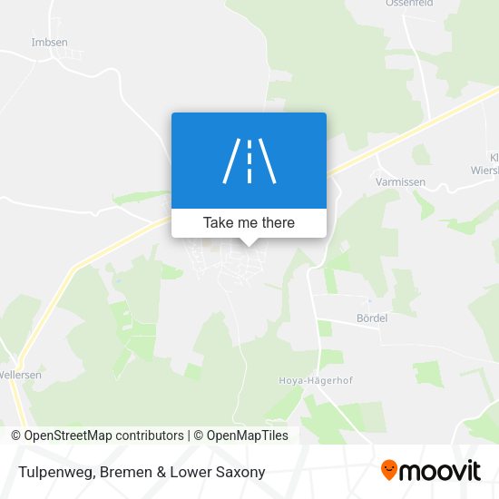 Tulpenweg map