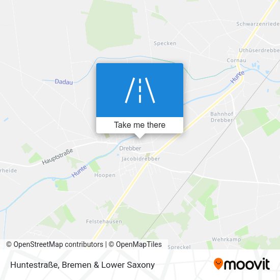 Huntestraße map