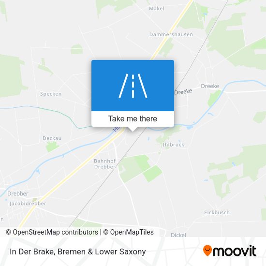 In Der Brake map