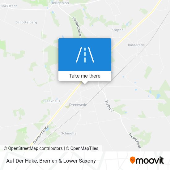 Auf Der Hake map