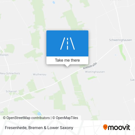 Fresenhede map