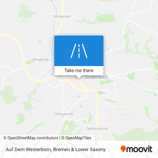Auf Dem Westerborn map