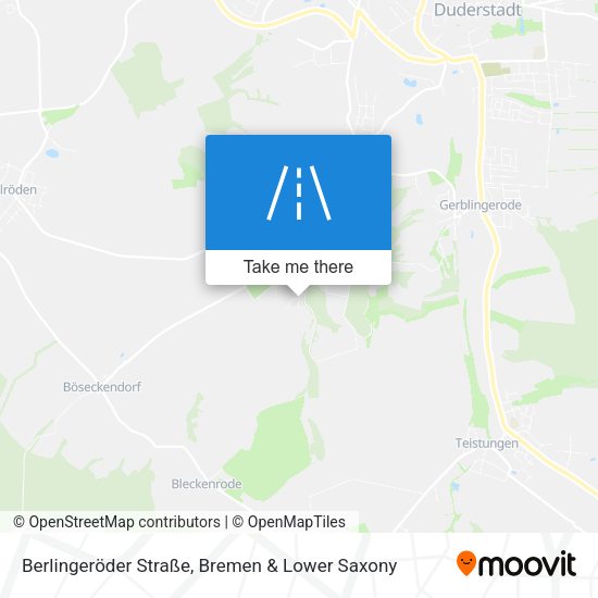 Berlingeröder Straße map