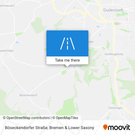 Böseckendorfer Straße map