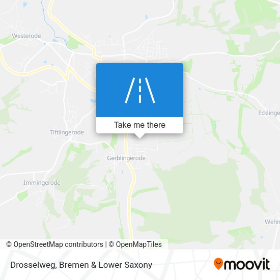 Drosselweg map