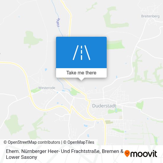 Ehem. Nürnberger Heer- Und Frachtstraße map