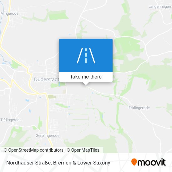Nordhäuser Straße map