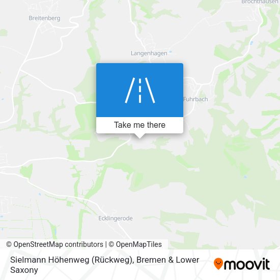 Sielmann Höhenweg (Rückweg) map