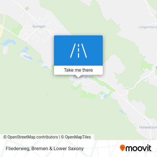 Fliederweg map