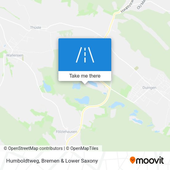 Humboldtweg map