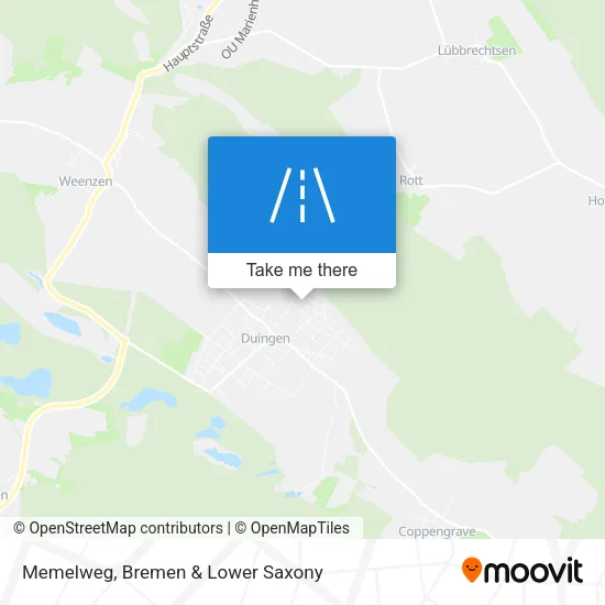 Карта Memelweg