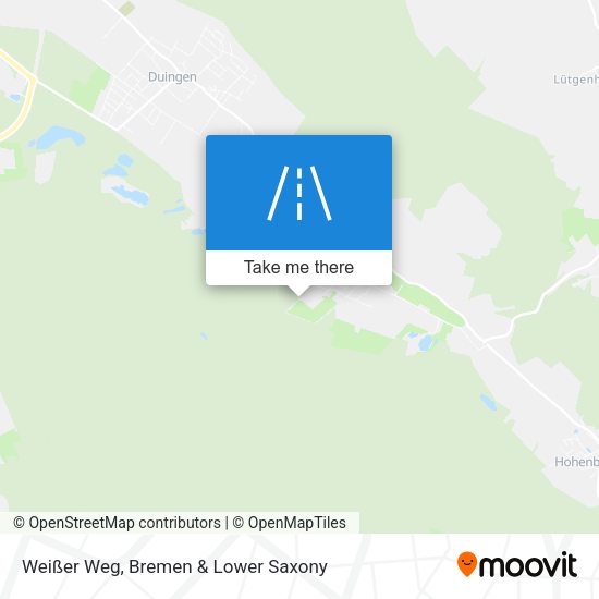 Weißer Weg map