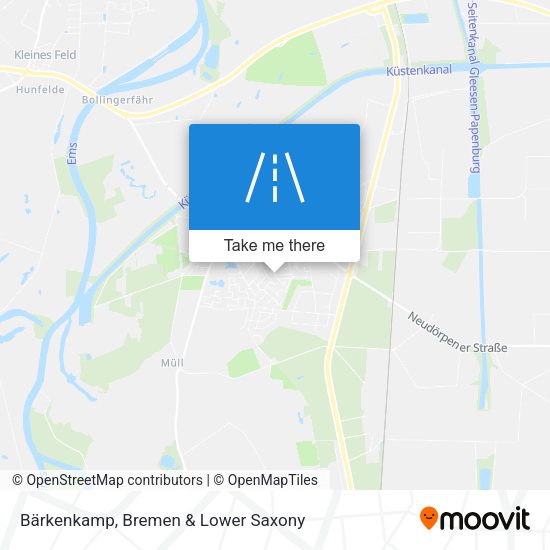 Bärkenkamp map