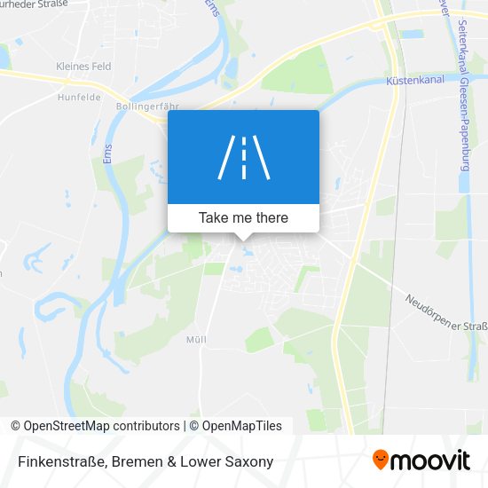 Finkenstraße map
