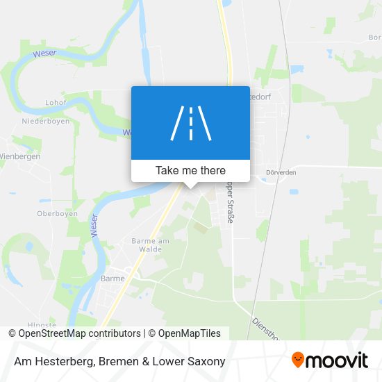 Am Hesterberg map