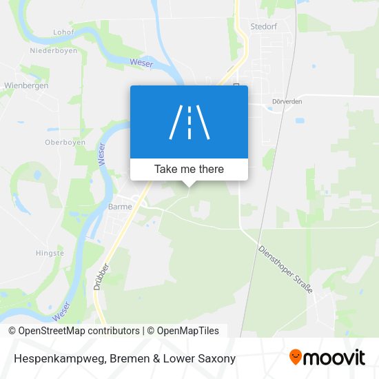 Hespenkampweg map