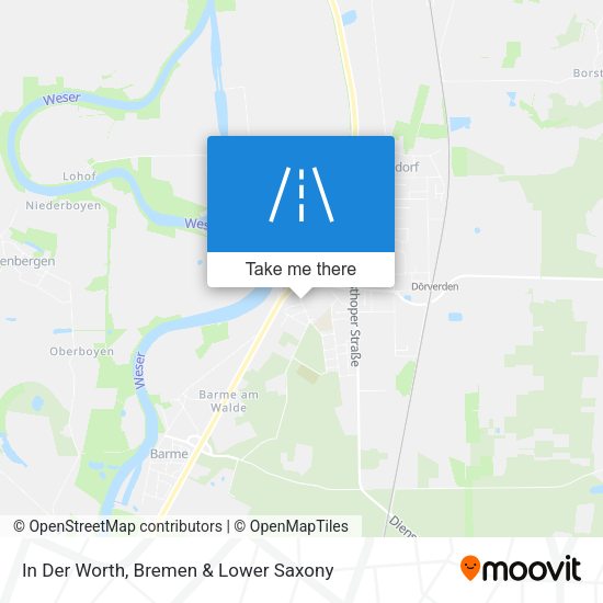 In Der Worth map