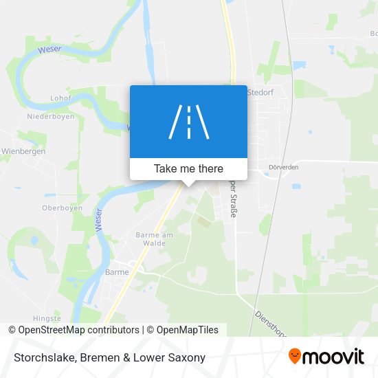 Storchslake map