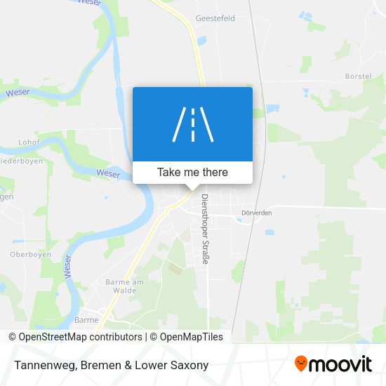 Tannenweg map