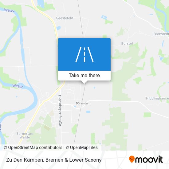 Zu Den Kämpen map