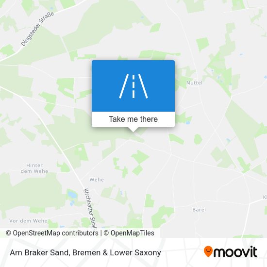 Am Braker Sand map
