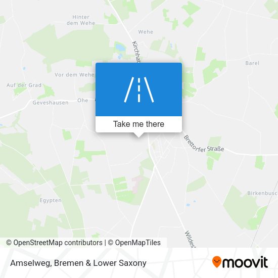 Amselweg map