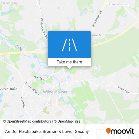 An Der Flachsbäke map
