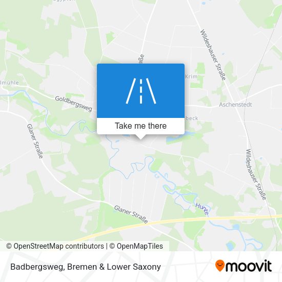 Badbergsweg map