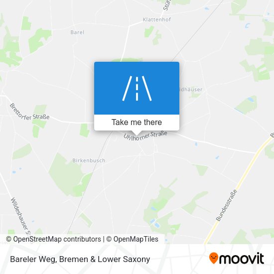 Bareler Weg map