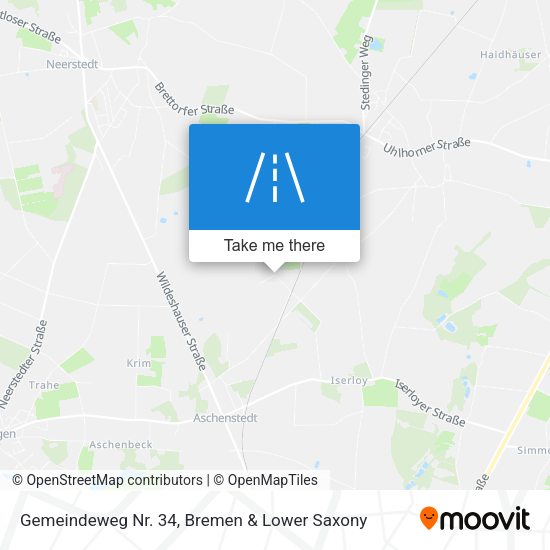 Gemeindeweg Nr. 34 map