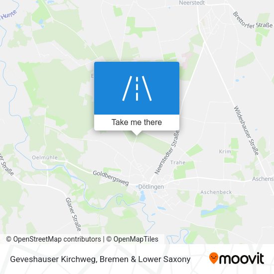 Geveshauser Kirchweg map