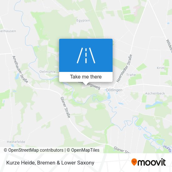 Kurze Heide map