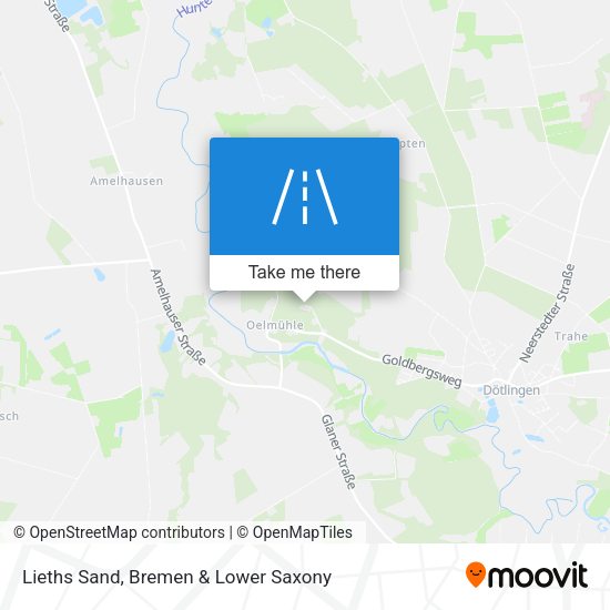 Lieths Sand map