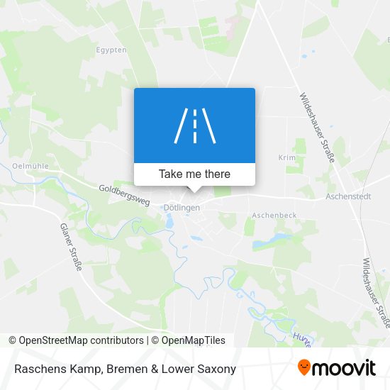 Raschens Kamp map