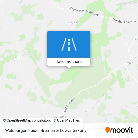 Welsburger Heide map