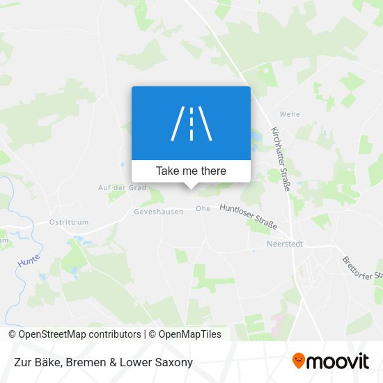 Zur Bäke map