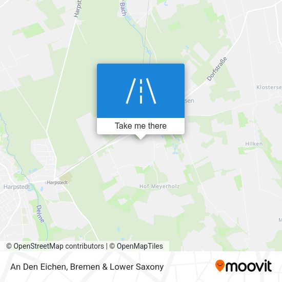 An Den Eichen map