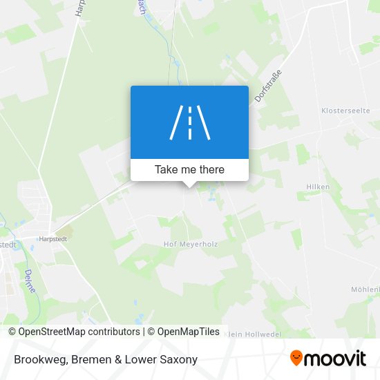 Brookweg map