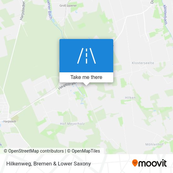 Hilkenweg map