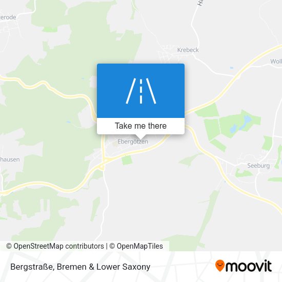 Bergstraße map