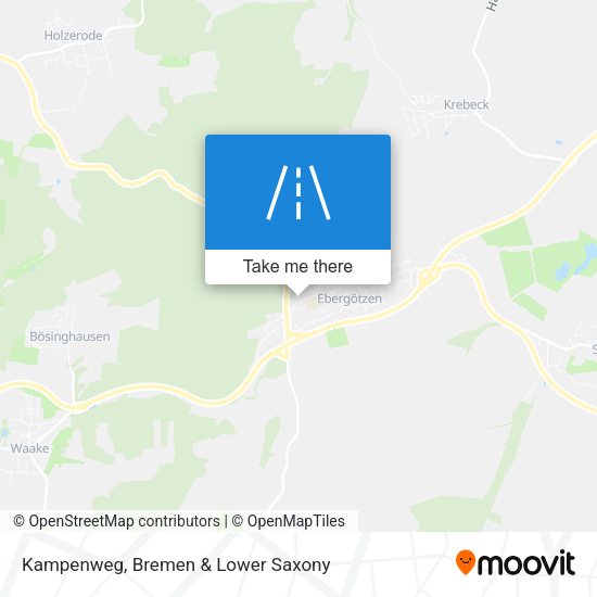 Kampenweg map